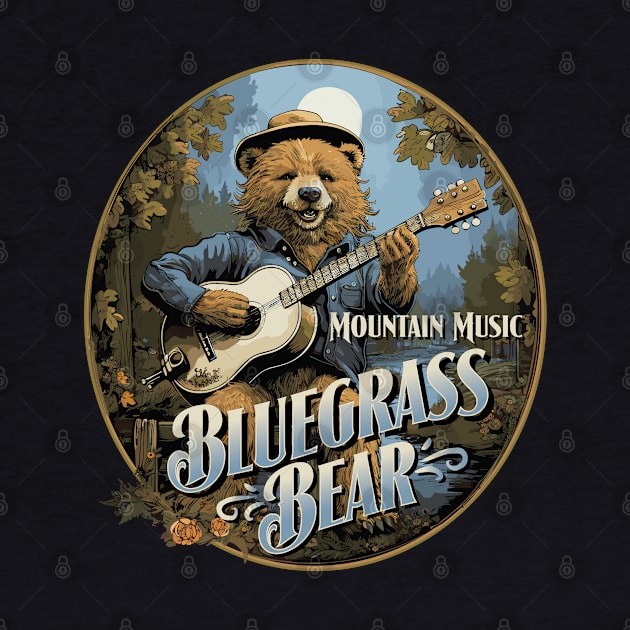 Bluegrass Bear - Mountain Music by Graphic Duster